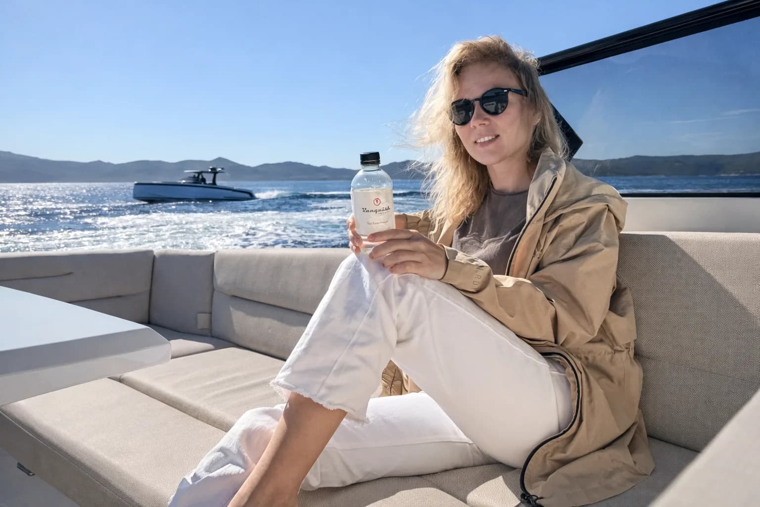 Focaccia e olio d'oliva serviti come spuntino durante la crociera